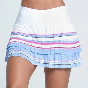 Lucky in Love Tournament Pleated Skirt 14” S